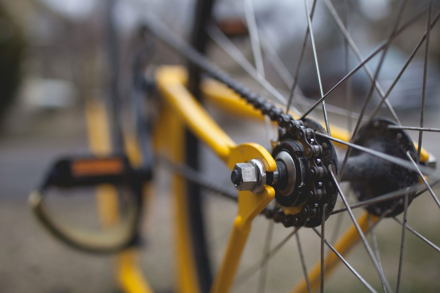 自転車 注油してはいけない部分